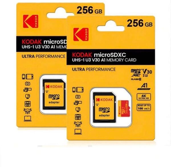 新品未開封 kodak microSDカード256gb高速