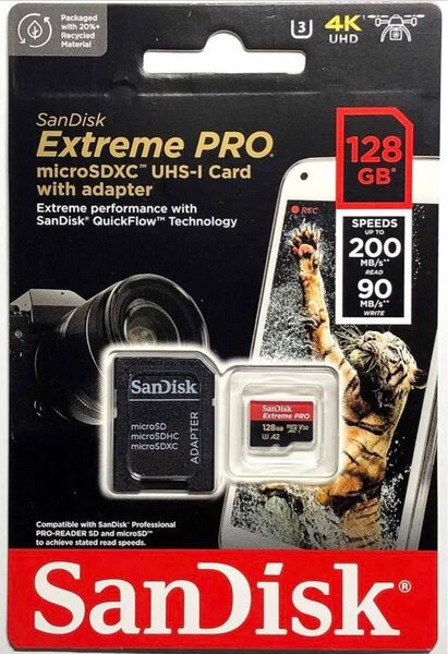 新品未開封 SanDisk Extreme Pro 128GB高速