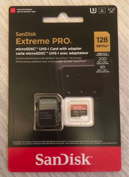 新品未開封 SanDisk Extreme pro 128GB高速