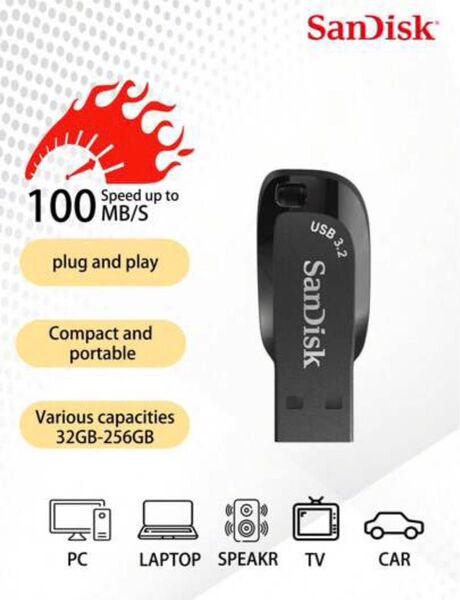 新品未開封 Sandisk USBメモリ128GB高速