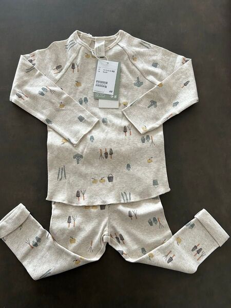 H&M 長袖パジャマ 90 オーガニックコットン