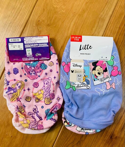 新品110 プリンセスミニーちゃん ショーツパンツ 4枚セット