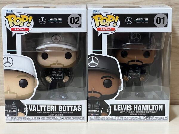 Funko Pop! メルセデスベンツF1チーム Hamilton Bottas L.ハミルトン V.ボッタス フィギュア F1