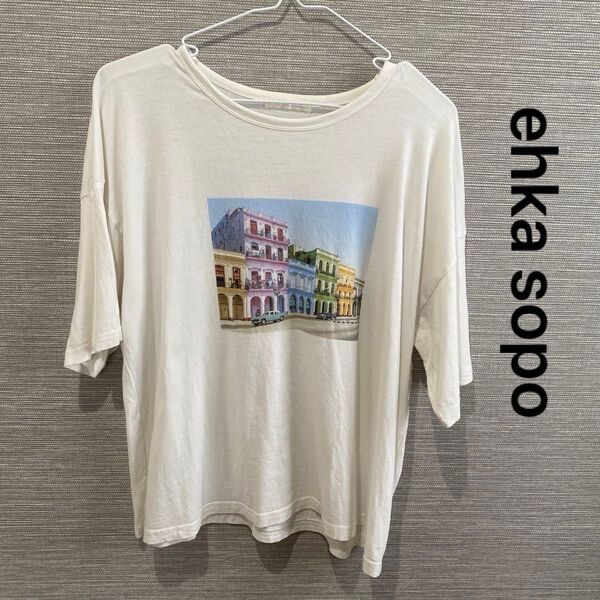 エヘカソポ Tシャツ トップス レディース