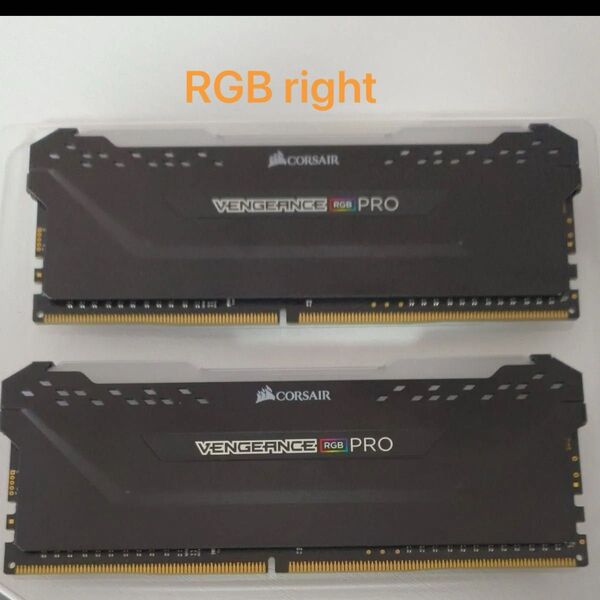 ddr4-3600MHz16gb 8gb×2 デスクトップ メモリ CORSAIR RGB