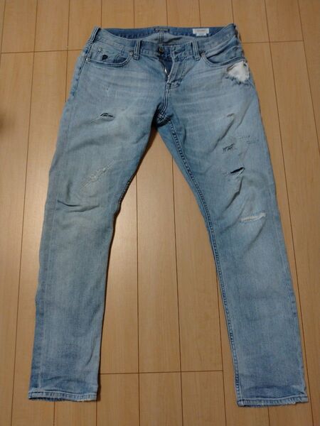 BAY FLOW DENIM ダメージデニム メンズ