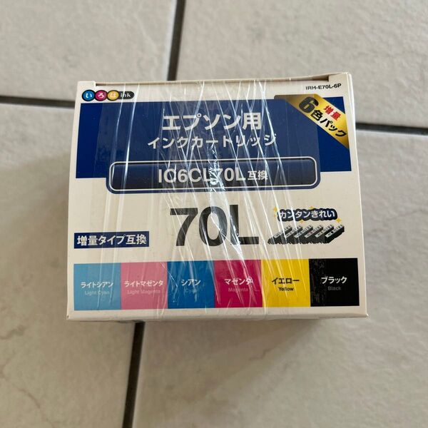 エプソン用互換インク IRH-E70L-6P IC6CL70L互換 増量タイプ ※純正インクではありません。