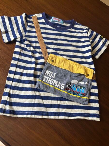 半袖Tシャツ キッズ 子供服 100 トーマス 男の子 ボーダー