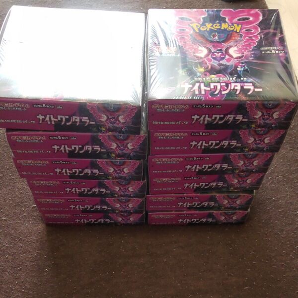 ポケモンカード ナイトワンダラー 12box シュリンク付き