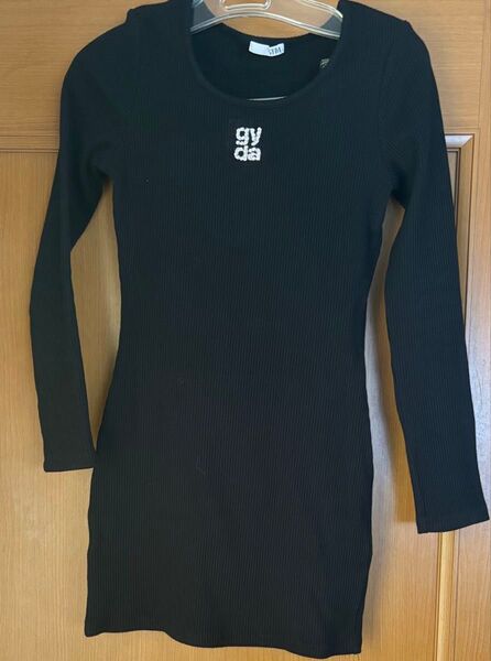 Square gyda STONEテレコ long sleeveワンピース