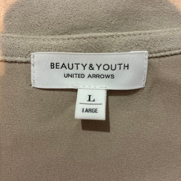 BEAUTY&YOUTH UNITED ARROWS トップス カットソー ベージュ Lサイズ