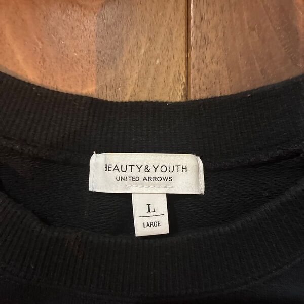 BEAUTY&YOUTH UNITED ARROWS スウェット ベスト L ブラック