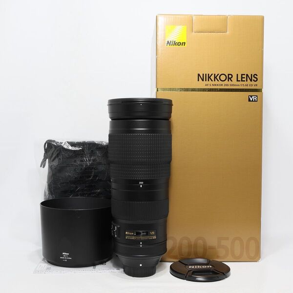 美品 動作保証 ニコン AF-S NIKKOR 200-500mm F5.6E ED VR