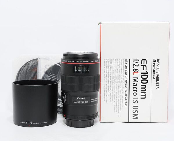 Canon EF100mm F2.8Lマクロ IS USM 良品