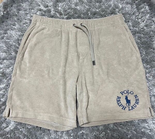 POLO RALPH LAUREN ハーフパンツ タオル地 ベージュ Mサイズ