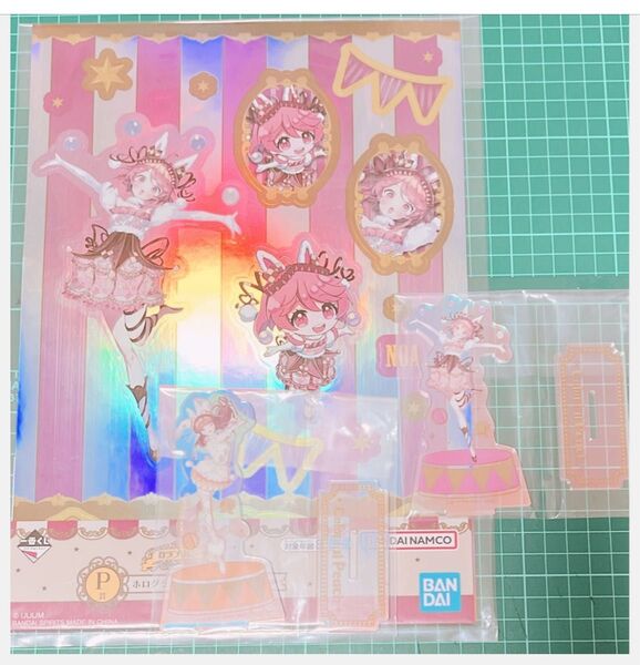 カラフルピーチ 一番くじ からぴち アクリルスタンド のあ えと