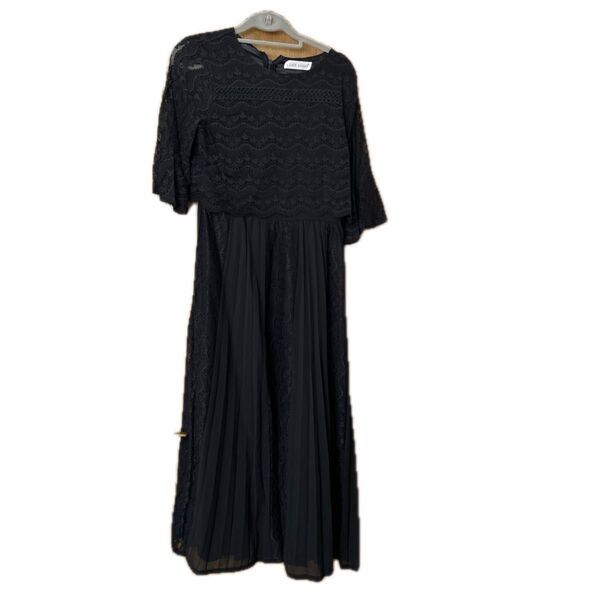 Lace & Beads レースワンピース 黒 UK8