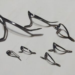 LC型 ガイドセット 7本 色ガンメタ 20# 16# 12# 10# 8# 6# トップガイド2.0 6# 新品未使用