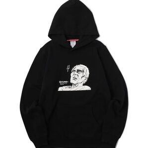 【新品/M/黒】CUNE/キューン 30th ANNIV PULL PARKA ミスミのじいさん パーカー 北斗の拳 コラボ