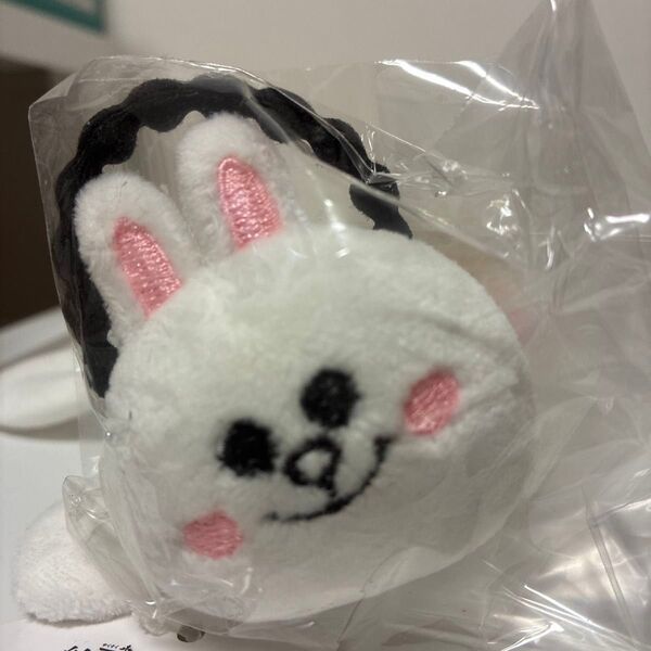 LINE FRIENDS コニー マスコット ヘアゴム ぬいぐるみ