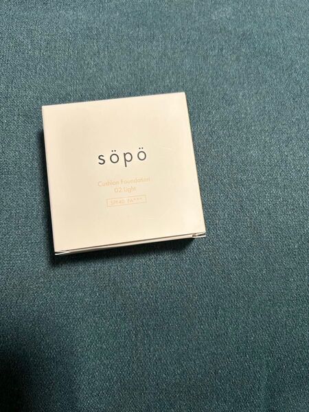 sopo ソポ クッションファンデーション 02 ライト 15gセット使用期限:2024.09.27