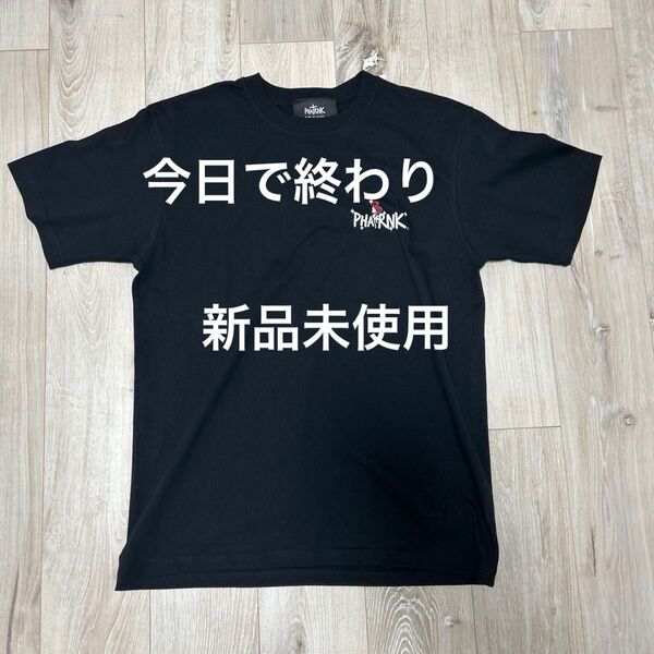 【新品・美品】袋付きファットランク Tシャツ L バラ