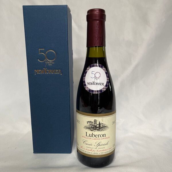 リュベロン ルージュ2012 13.5% 375ml Luberon Rouge NEWYORKER 50周年記念ワイン 赤ワイン