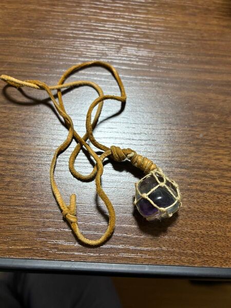 ハンドメイド 天然石ネックレス フローライト