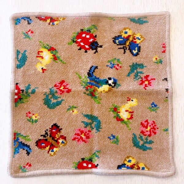 美品 フェイラー ハンカチ ハイジ ベージュ