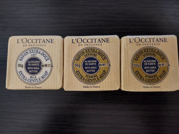 【新品未使用】ロクシタン シアソープ 50g 化粧石鹸 3個セット