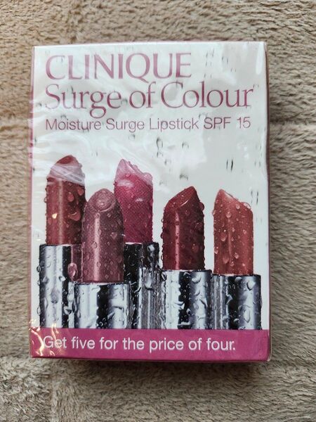 【新品・未使用】CLINIQUE リップスティック SPF15〈5本セット〉