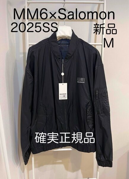 25SS mm6×Salomonサロモン MA-1ボンバージャケット 黒新品 M