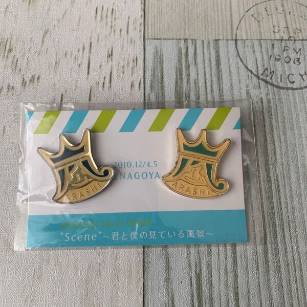 嵐 ARASHI 君と僕の見ている風景 グッズ ピンバッジ 名古屋