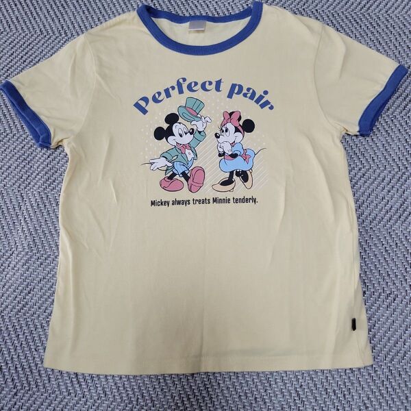 ミッキー&ミニー Tシャツ 半袖 130cm