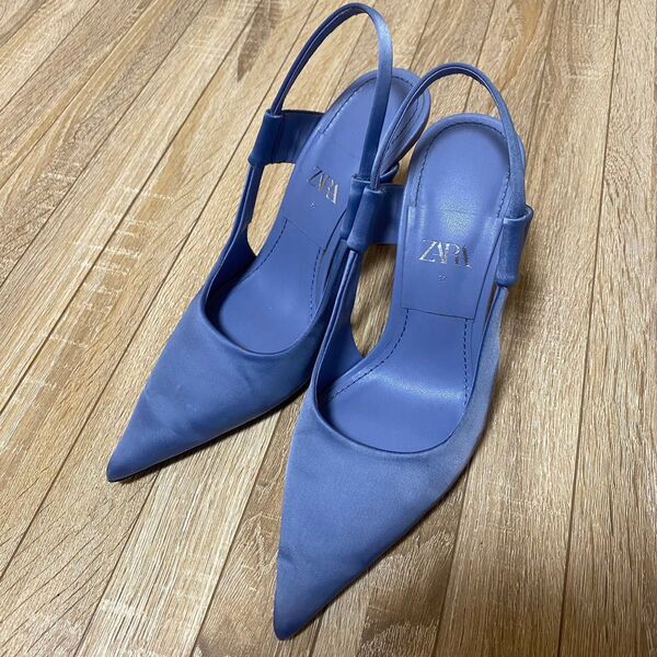 ZARA ザラ パンプス ポインテッドトゥ ハイヒール ミュール 美品 37 23.5 サンダル ジミーチュウ セリーヌ ロエベ
