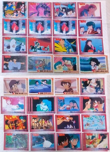 【レア】うる星やつら 高橋留美子コレクションカード 39枚セット エポック 検: らんま1/2 犬夜叉 めぞん一刻 当時物 レトロ