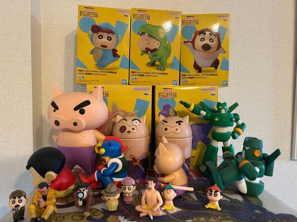 クレヨンしんちゃん フィギュア グッズ ガチャガチャ フィギュア オラたちの恐竜日記 カスカベ防衛隊 バンプレスト