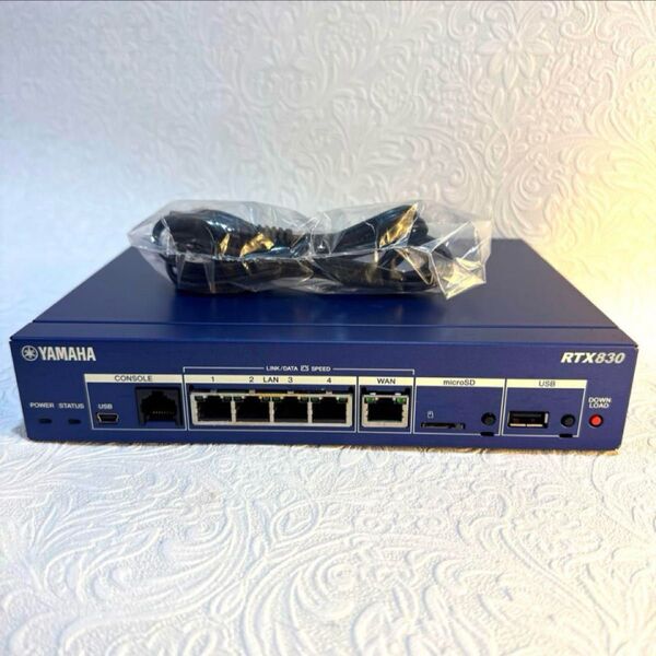 ★ YAMAHA RTX830 ギガアクセス VPN ルーター ★初期化完了 Rev.15.02.30 最新 ★正常動作品
