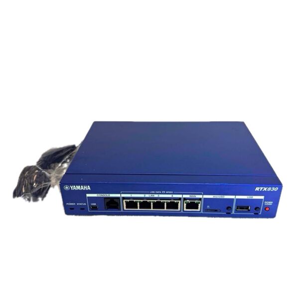 ★ MR④YAMAHA RTX830 ギガアクセス VPN ルータ ★初期化完了 Rev.15.02.30 最新 ★正常動作品