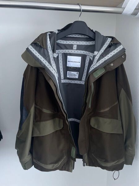 White Mountaineering GORE-TEX PACLITE フード付きブルゾン