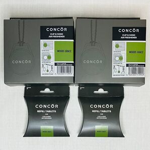 【新品】 CONCOR コンコール クリップ&ハング エアーフレッシュナー ウッズグレイス