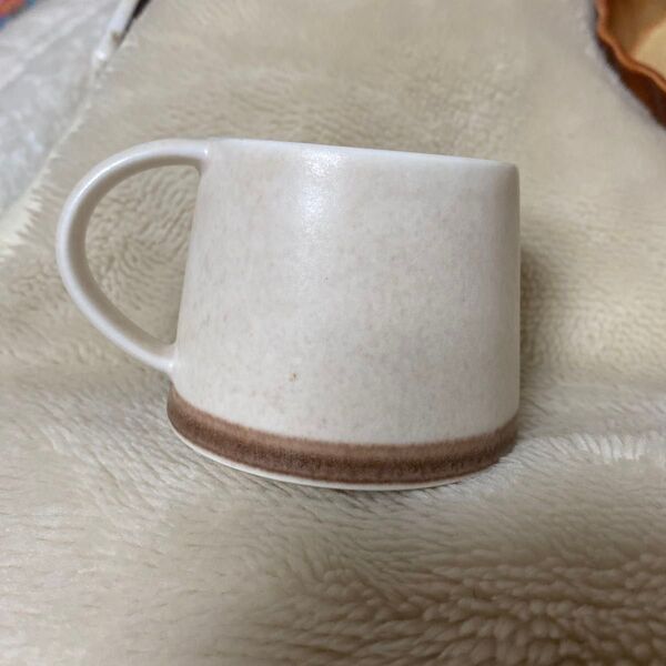 作家物 カップ マグカップ 小ぶり ブラウンライン
