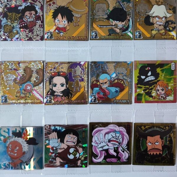 にふぉるめーしょんワンピースONEPIECE大海賊シールウエハースLOG.9.航海の軌跡.ウエハースシール12枚まとめ売り