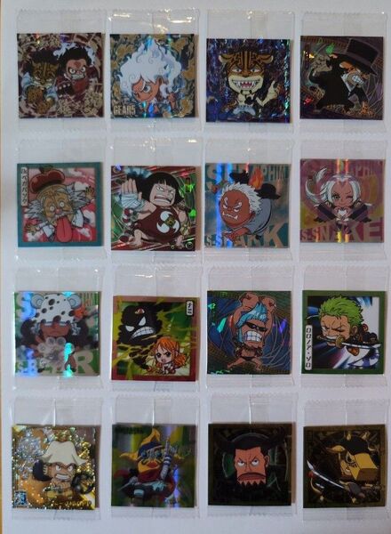 にふぉるめーしょんワンピースONEPIECE大海賊シールウエハースLOG.9.航海の軌跡.ウエハースシール16枚まとめ売り