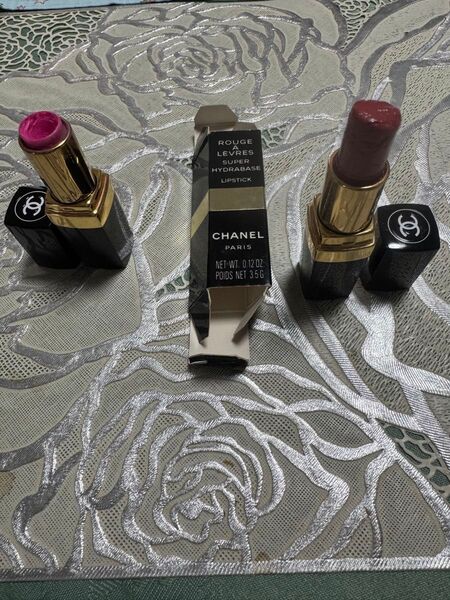 CHANEL ROUGE A LEVRES SUPER HYDRABASE LIPSTICK 2個セット