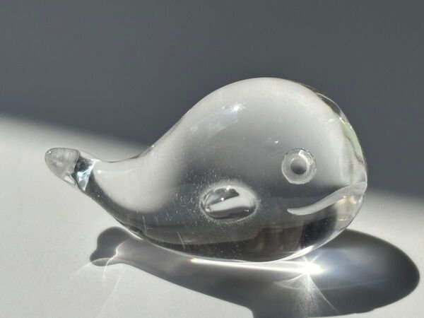 クリアクォーツ 水晶 くじら ミニ 天然石