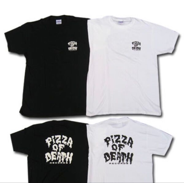 PIZZA OF DEATH Tシャツ ブラック ピザオブデス