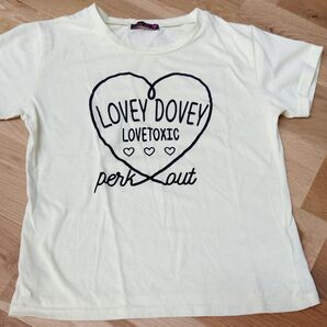 LOVETOXIC Tシャツ ハートロゴ L(160)サイズ