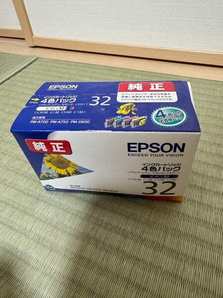 IC4CL32 EPSON インクカートリッジ 4色パック未使用品