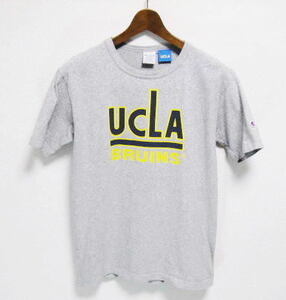 Champion アメリカ製 チャンピオン UCLA カレッジプリント Tシャツ ヘヴィーウエイト Mサイズ 杢灰 USA製 トリコタグ